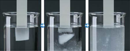 溶解の様子